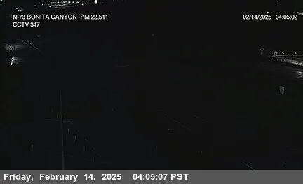 Live view of SR-73 : (347) Bonita Canyon SR-73 : (347) Bonita Canyon, California live camera view on VolveVision