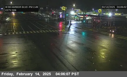 Live view of SR-90 : (506) Harbor Blvd NW Corner SR-90 : (506) Harbor Blvd NW Corner, California live camera view on VolveVision