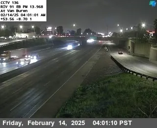 SR-91 : (136) At Van Buren, California live camera view on VolveVision