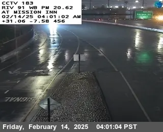 SR-91 : (183) Mission Inn Ave, California live camera view on VolveVision