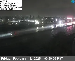 Live view of SR-91 : (51) Maple Street SR-91 : (51) Maple Street, California live camera view on VolveVision