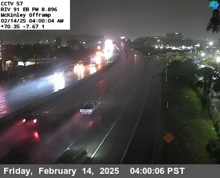Live view of SR-91 : (57) Mckinley Offramp SR-91 : (57) Mckinley Offramp, California live camera view on VolveVision