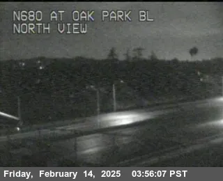 Vista en vivo de TV205 -- I-680 : Oak Park Bl, California en VolveVision