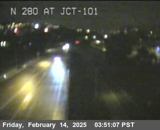 Vista en directo de TV322 -- I-280 : US-101 Vista en vivo de TV322 -- I-280 : US-101, California en VolveVision