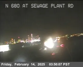 Vista en vivo de TV798 -- I-680 : En Sewage Plant Rd, California en VolveVision