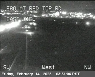 Vista en directo de TV980 -- I-80 : Red Top Road Vista en vivo de TV980 -- I-80 : Red Top Road, California en VolveVision