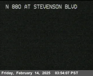 Vista en vivo de TVA63 -- I-880 : Boulevard Stevenson, California en VolveVision