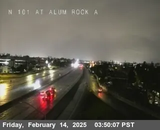 Vista en vivo de TVC70 -- US-101 : Avenida Alum Rock, California en VolveVision