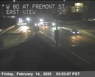 Vista en directo de TVD01 -- I-80 : Fremont Vista en vivo de TVD01 -- I-80 : Fremont, California en VolveVision