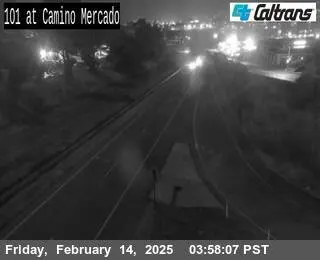 Vista en vivo de US-101 : Camino Mercado, California en VolveVision