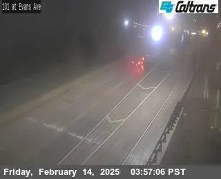 Vista en vivo de US-101: Avenida Evans, California en VolveVision