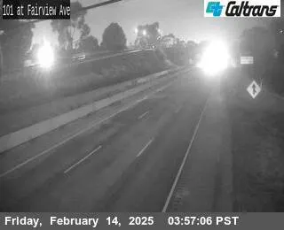 Vista en vivo de US-101 : Avenida Fairview, California en VolveVision