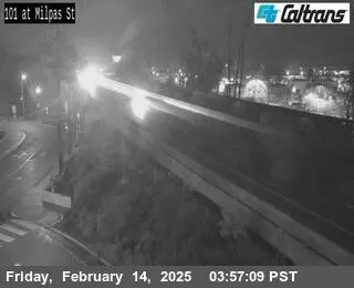 Vista en vivo de US-101 : Calle Milpas, California en VolveVision