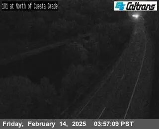 Vista en directo de US-101 : Al norte de Cuesta Grade Vista en vivo de US-101 : Al norte de Cuesta Grade, California en VolveVision