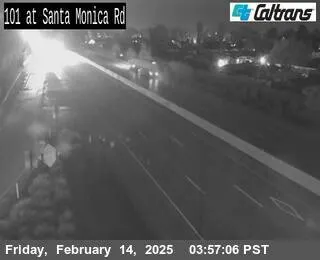 Vista en directo de US-101 : Carretera de Santa Mónica Vista en vivo de US-101 : Carretera de Santa Mónica, California en VolveVision
