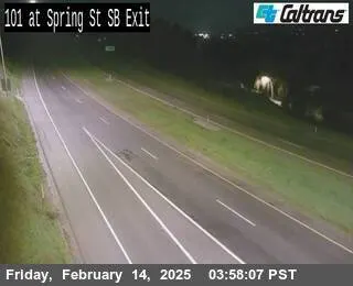 Vista en directo de US-101 : Salida hacia el Sur por Spring Street Vista en vivo de US-101 : Salida hacia el Sur por Spring Street, California en VolveVision
