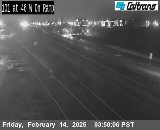 Vista en directo de US-101 : SR-46 Onramp Oeste Vista en vivo de US-101 : SR-46 Onramp Oeste, California en VolveVision