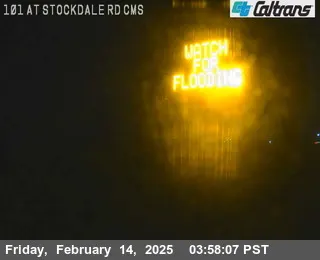 Vista en directo de Cámara de Tráfico – Stockdale Road US-101 Vista en vivo de Cámara de Tráfico – Stockdale Road US-101, California en VolveVision