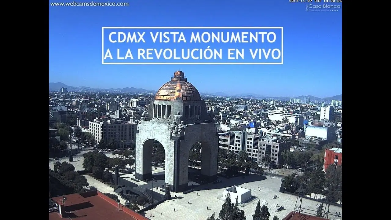 Vista en vivo de Monumento a la Revolución, CDMX, Ciudad de México en VolveVision