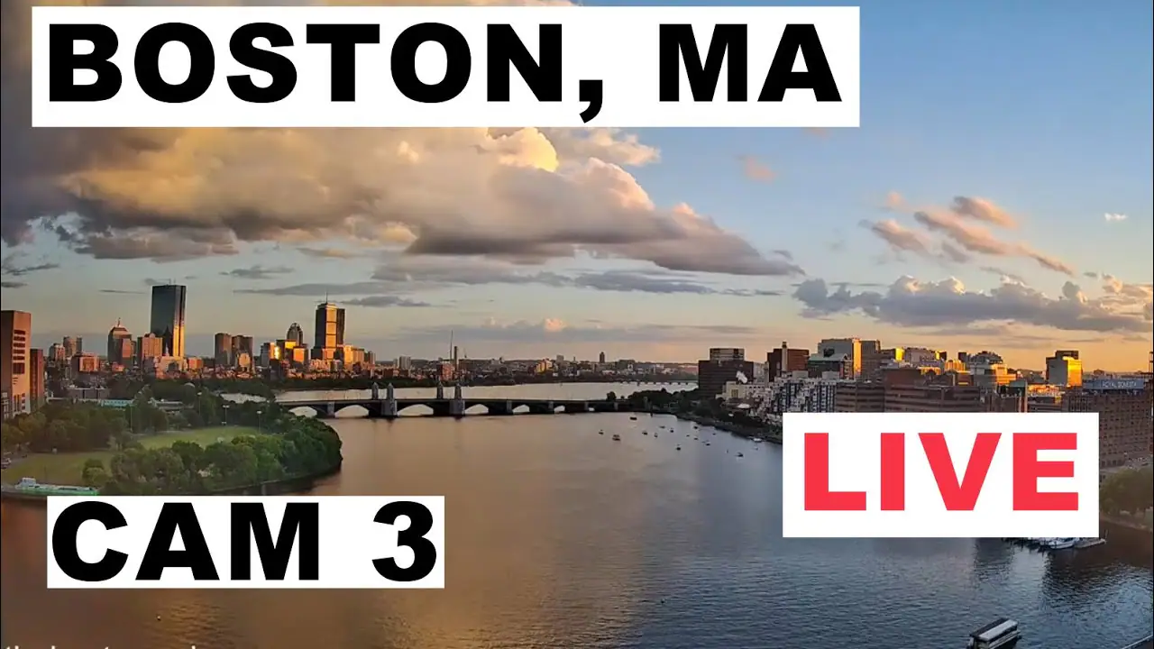 Vista en vivo de Charles River, Boston, Cambridge en VolveVision