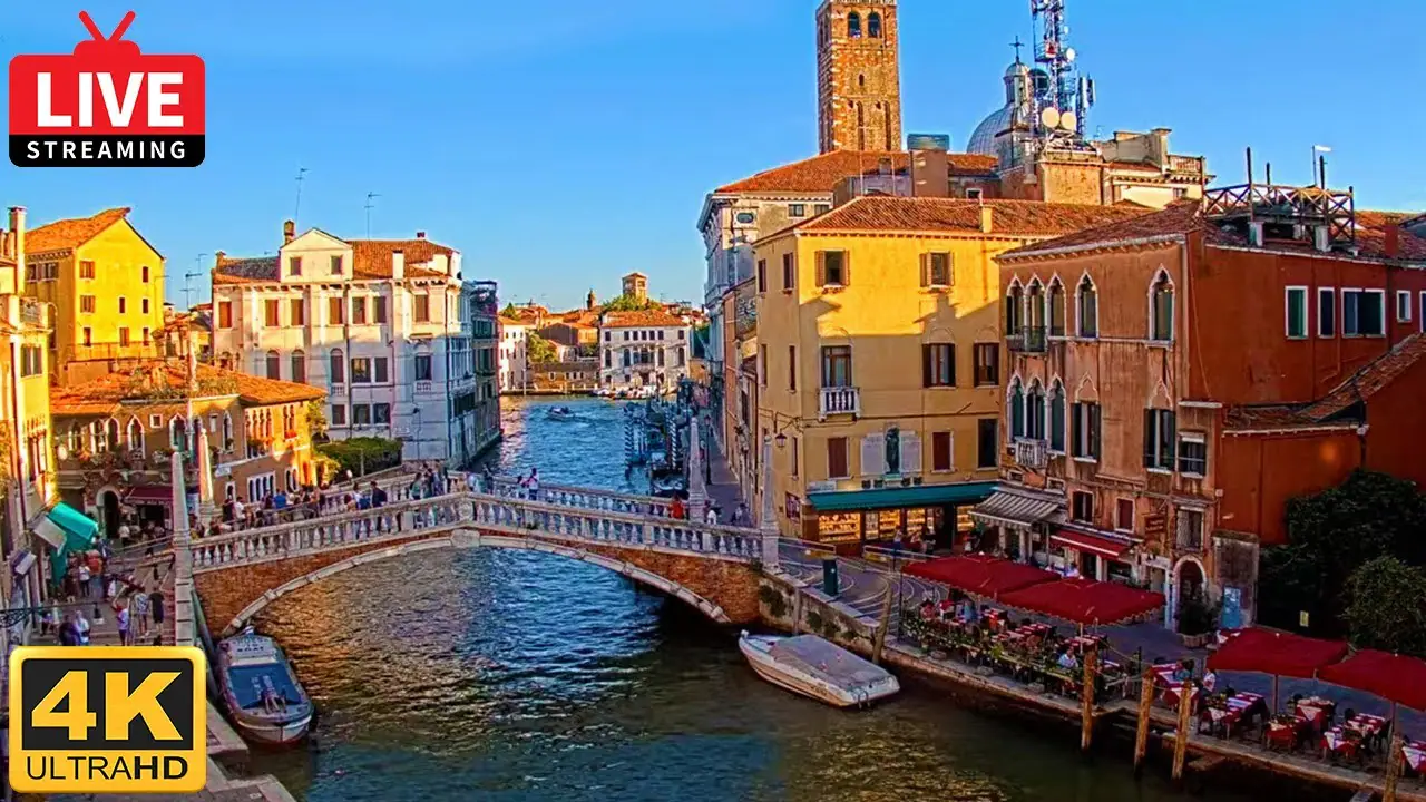 Guglie Bridge Cam, Venice live camera view on VolveVision
