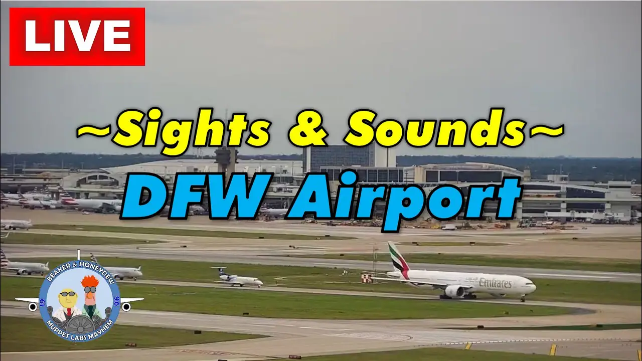 Vista en vivo de Cámara del Aeropuerto Dallas-Fort Worth, Irving en VolveVision