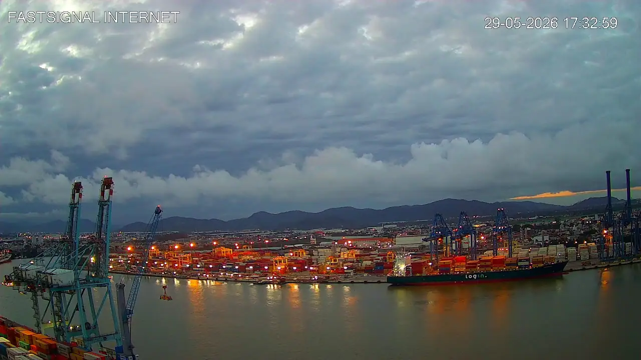 Itajaí Port Cam, Brazil live camera view on VolveVision