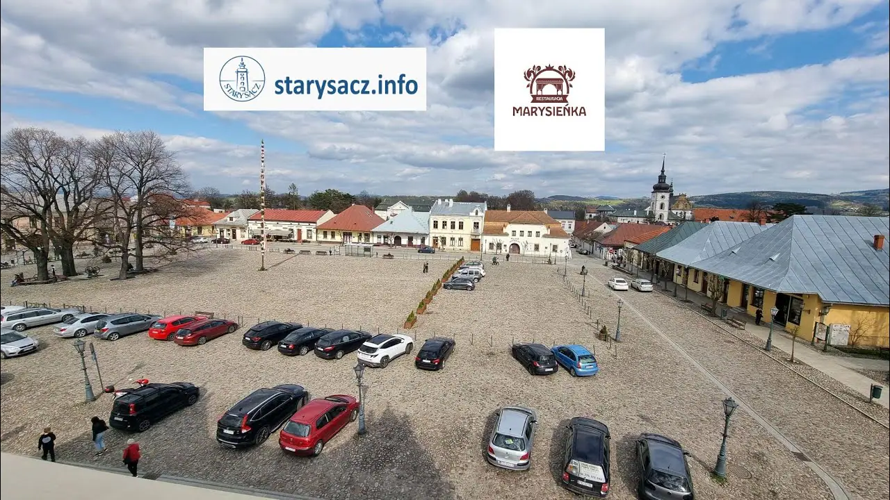 Vista en vivo de Cámara web del mercado de Stary Sącz 2 en VolveVision