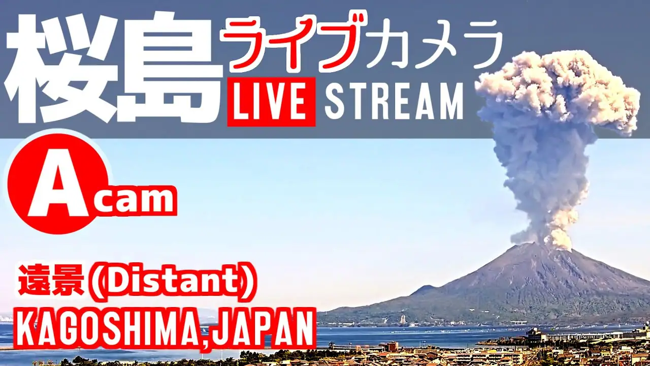Volcán Sakurajima, Japón