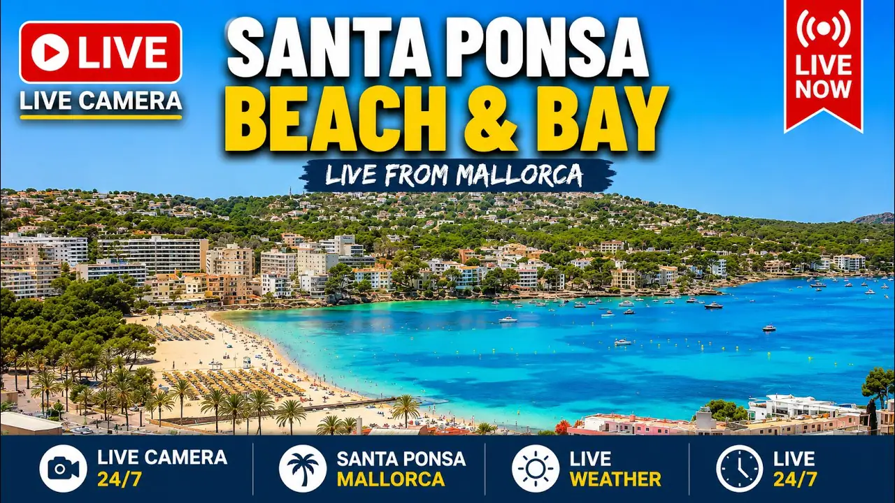 Santa Ponsa Beach Cam, Mallorca