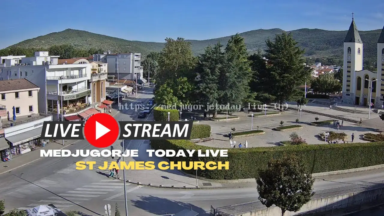 St. James church, Medjugorje, bosnia-herzegovina live camera view on VolveVision