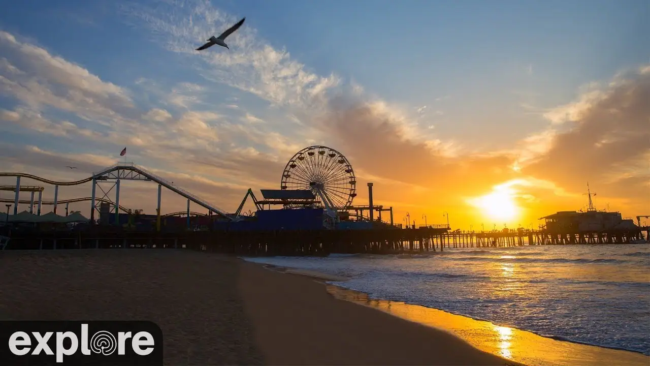Santa Monica Beach Live, CA live camera view on VolveVision