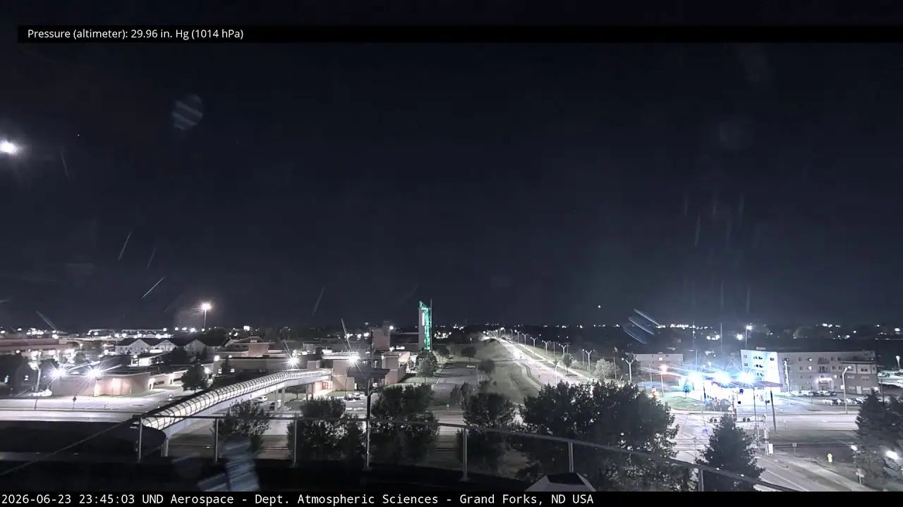 Vista en vivo de UND Skycam Grand Forks, ND, EE. UU en VolveVision