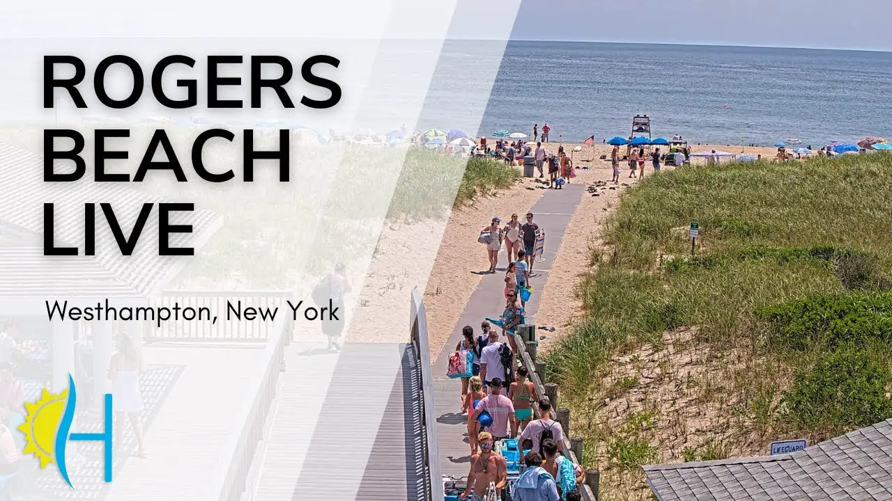 Vista en vivo de Rogers Beach Westhampton, NY, Village of Westhampton Beach en VolveVision
