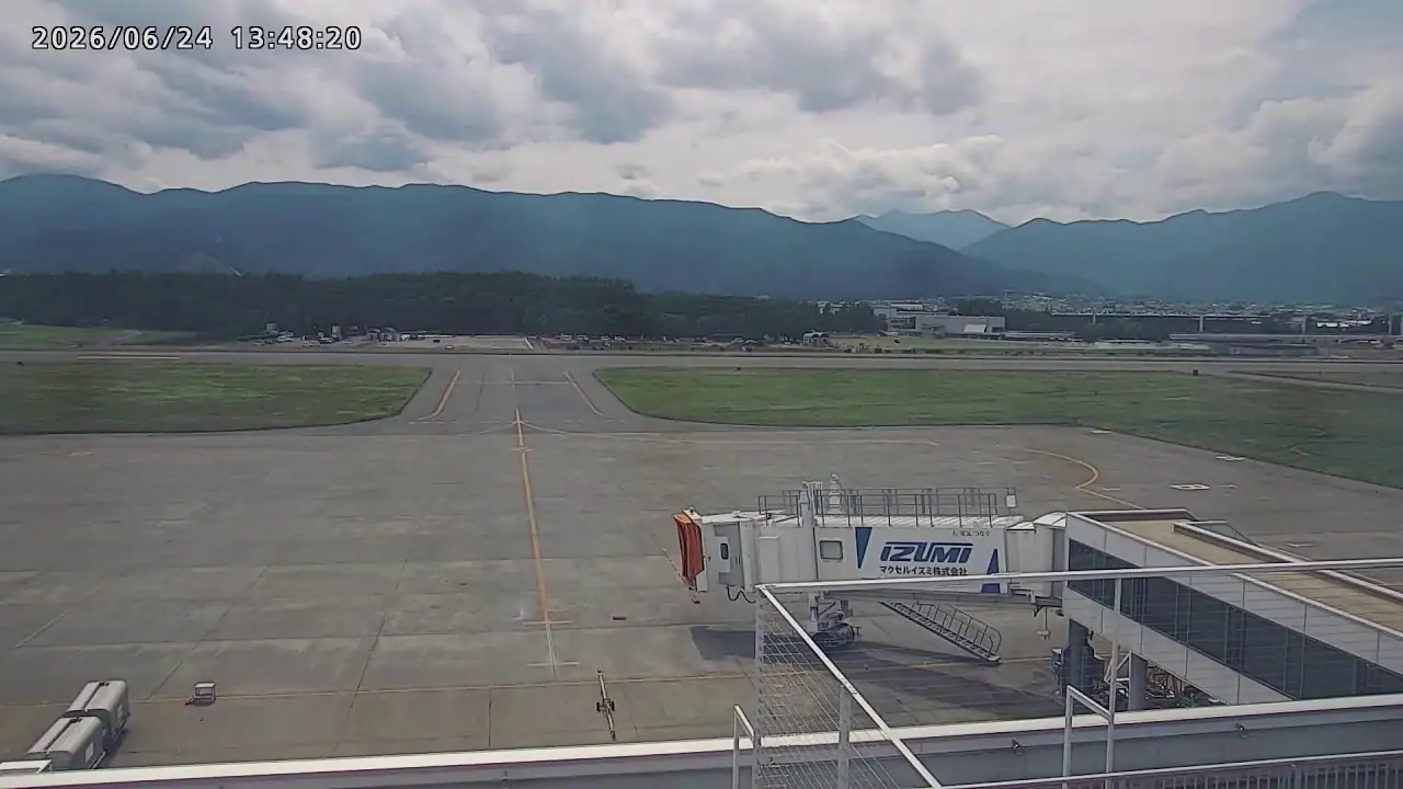 Vista en vivo de Aeropuerto Shinshu Matsumoto, Japón en VolveVision