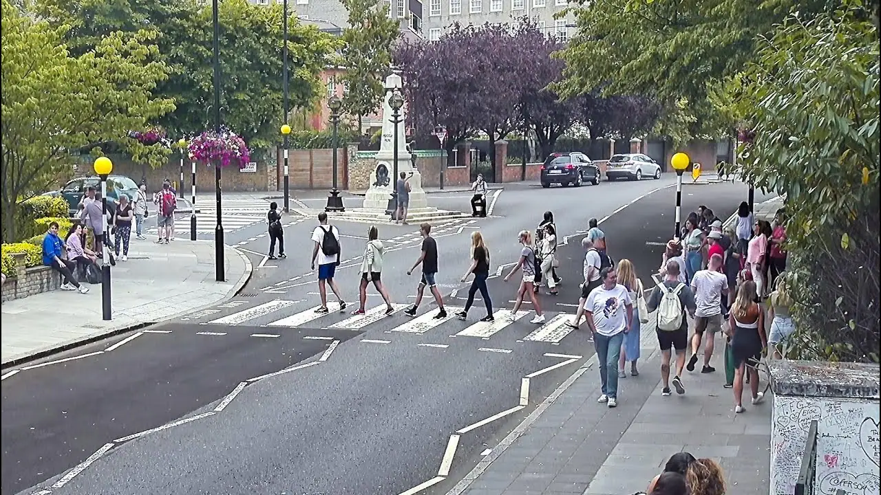 Beatles Abbey Road Crossing, London