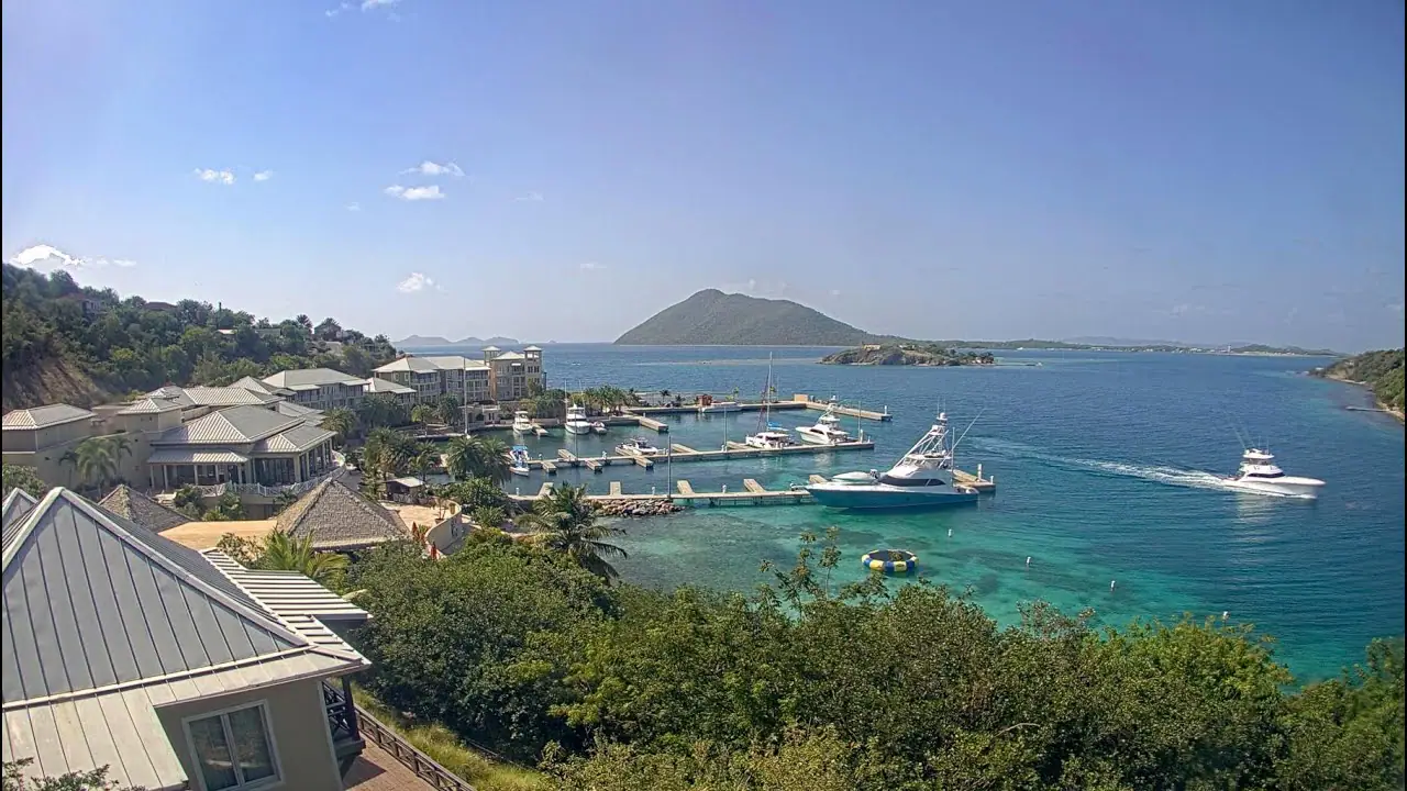 Онлайн-камера Камера Scrub Island Resort, БВО, Виргинские острова на VolveVision