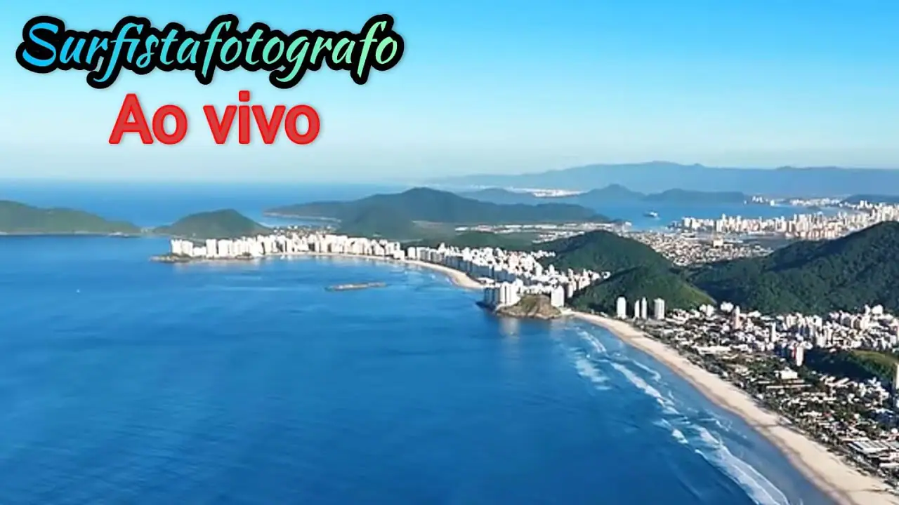 Vista en vivo de Cámara de Praia da Enseada, Guarujá en VolveVision
