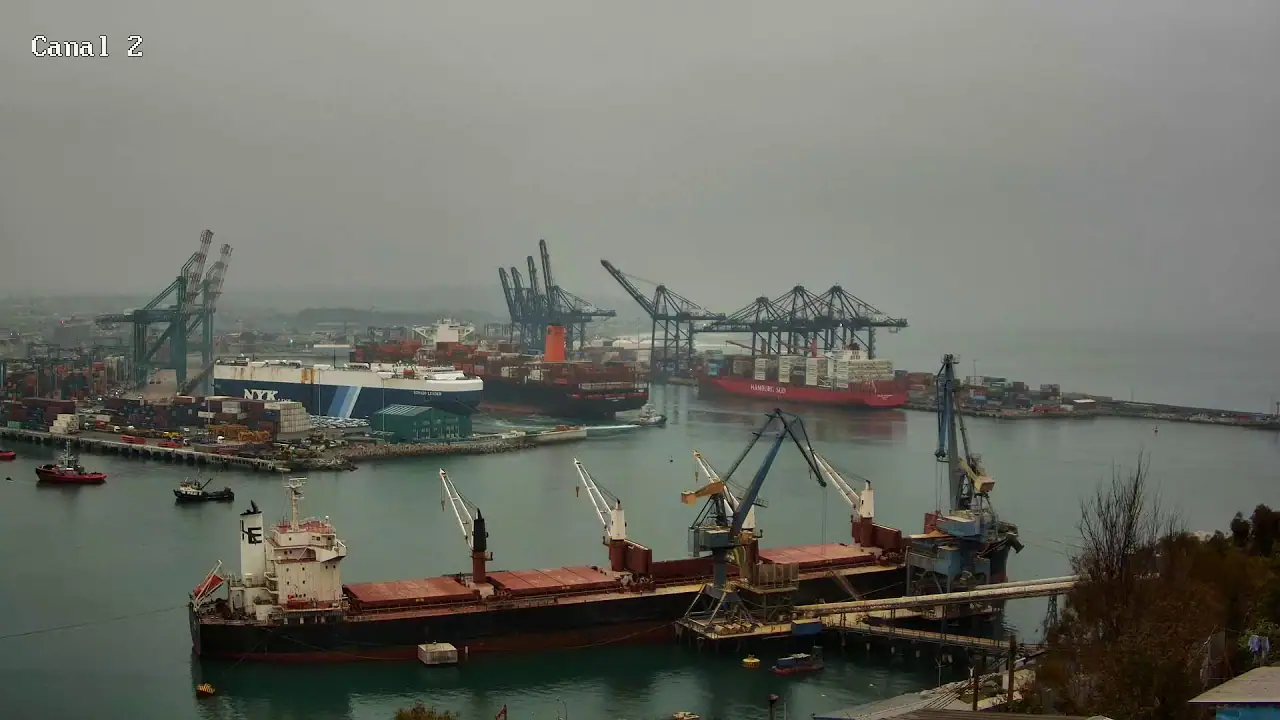 San Antonio Port Cam, Chile live camera view on VolveVision