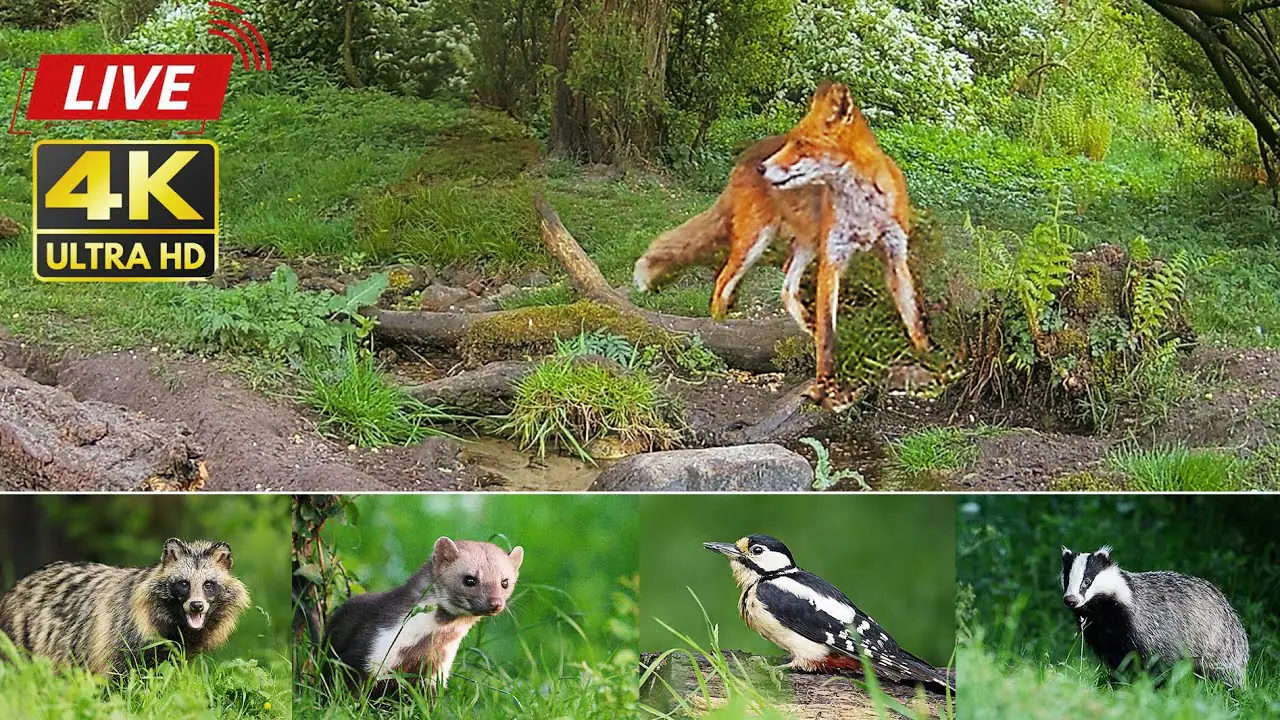 Cámara de fauna del bosque, Dinamarca
