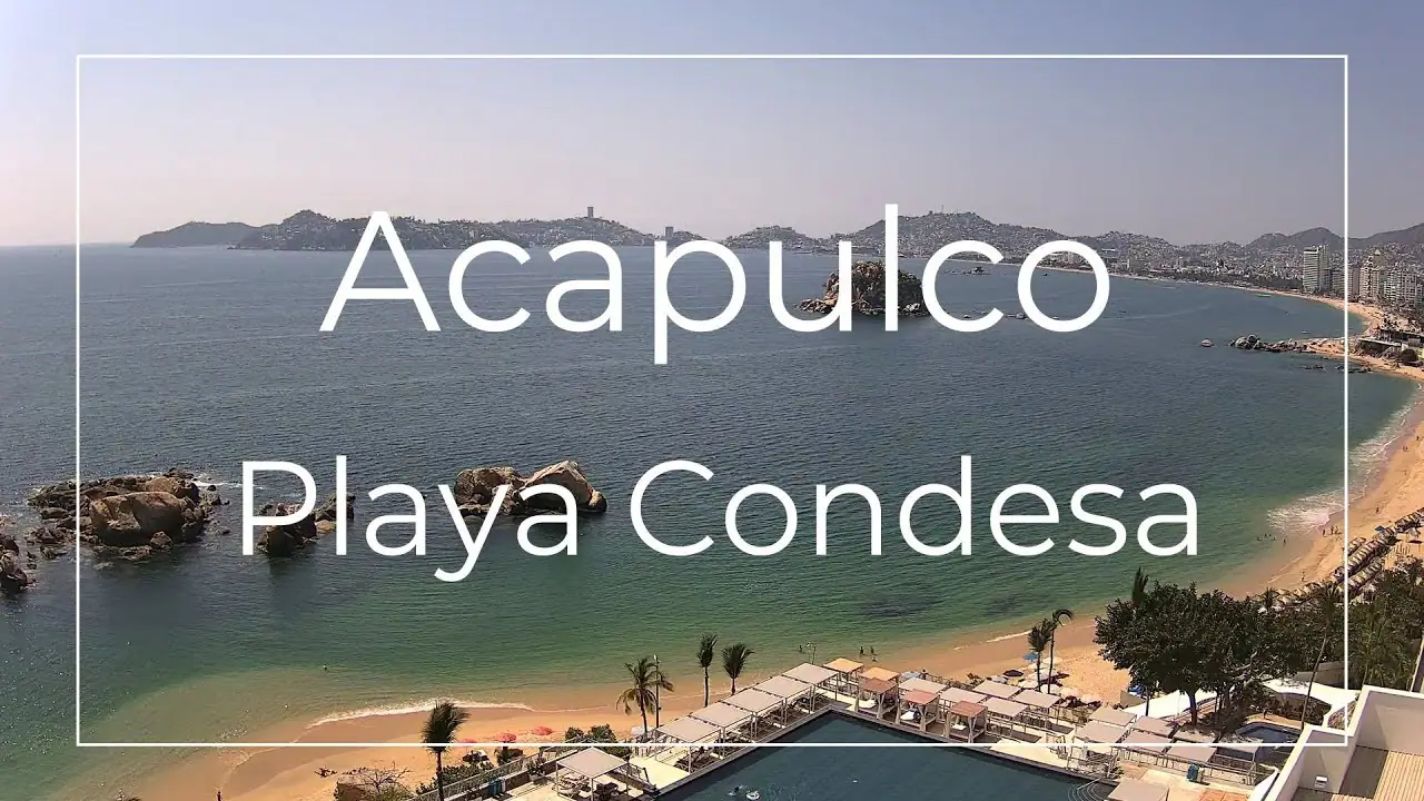 Playa Condesa, Acapulco live camera view on VolveVision
