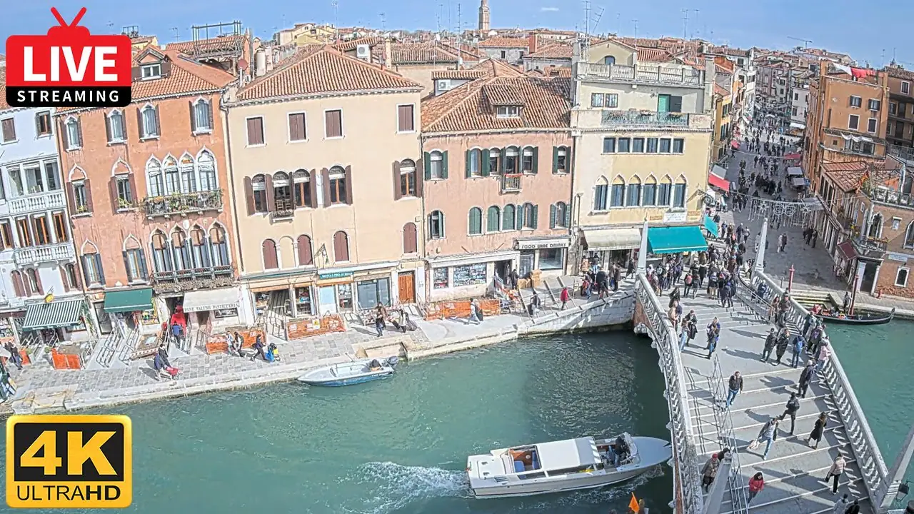 Ponte delle Guglie, Venice, italy live camera view on VolveVision