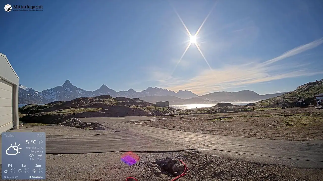 Tasiilaq Heliport Cam, Greenland