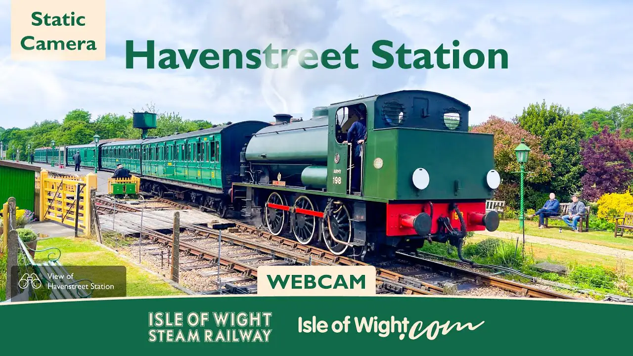 Vista en vivo de Cámara de la estación de Havenstreet, Isla de Wight en VolveVision