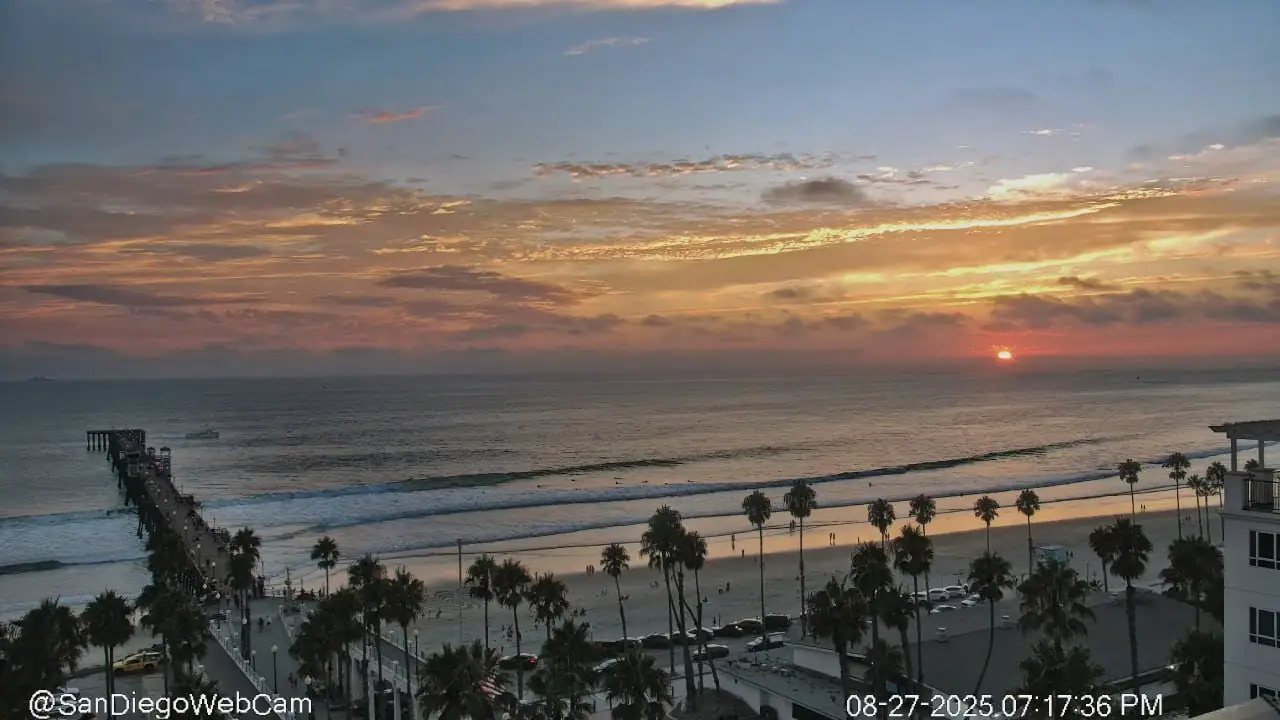 Rooftop Bar Oceanside Cam, CA live camera view on VolveVision