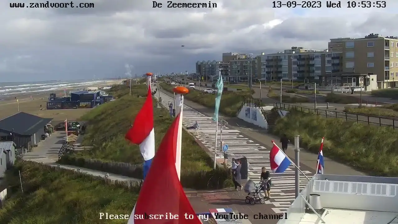 Boulevard Barnaart, Zandvoort live camera view on VolveVision
