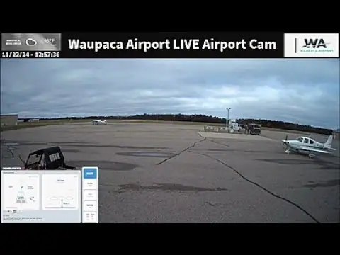 Vista en vivo de Cámara del Aeropuerto de Waupaca, WI en VolveVision