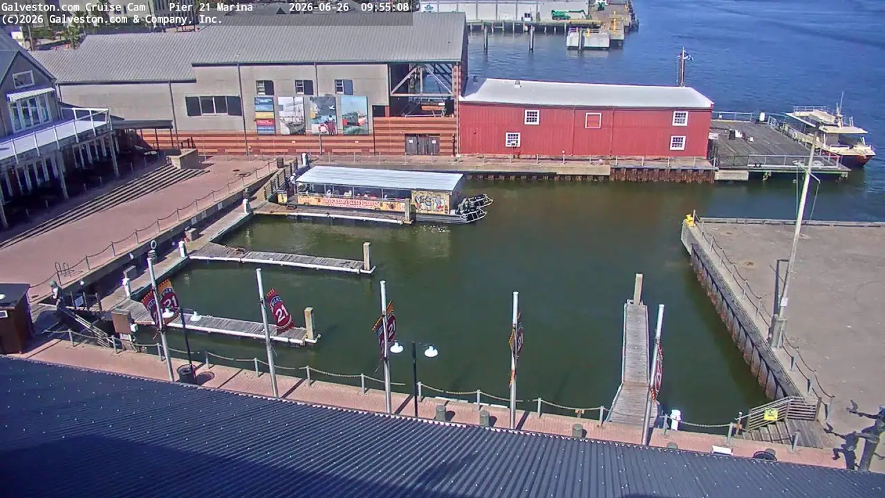 Galveston Cruise Cam, TX live camera view on VolveVision