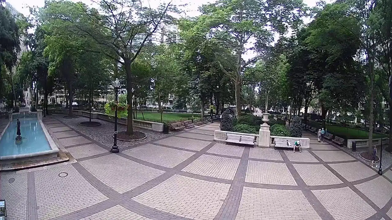 Vista en vivo de Plaza Rittenhouse, Filadelfia en VolveVision