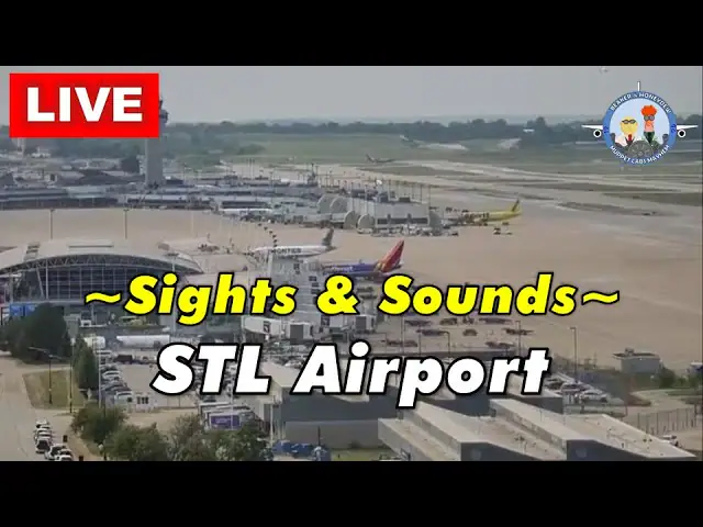 Vista en vivo de Aeropuerto Lambert de St. Louis, MO, Condado de Saint Louis en VolveVision